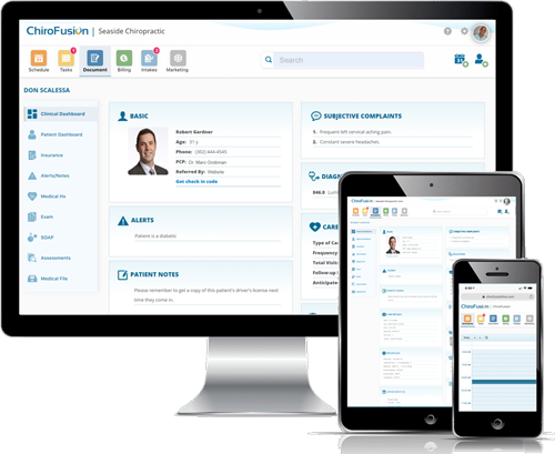 Chiropractic EHR Software by ChiroFusion