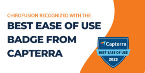 ChiroFusion awarded best ease of use badge by Capterra
